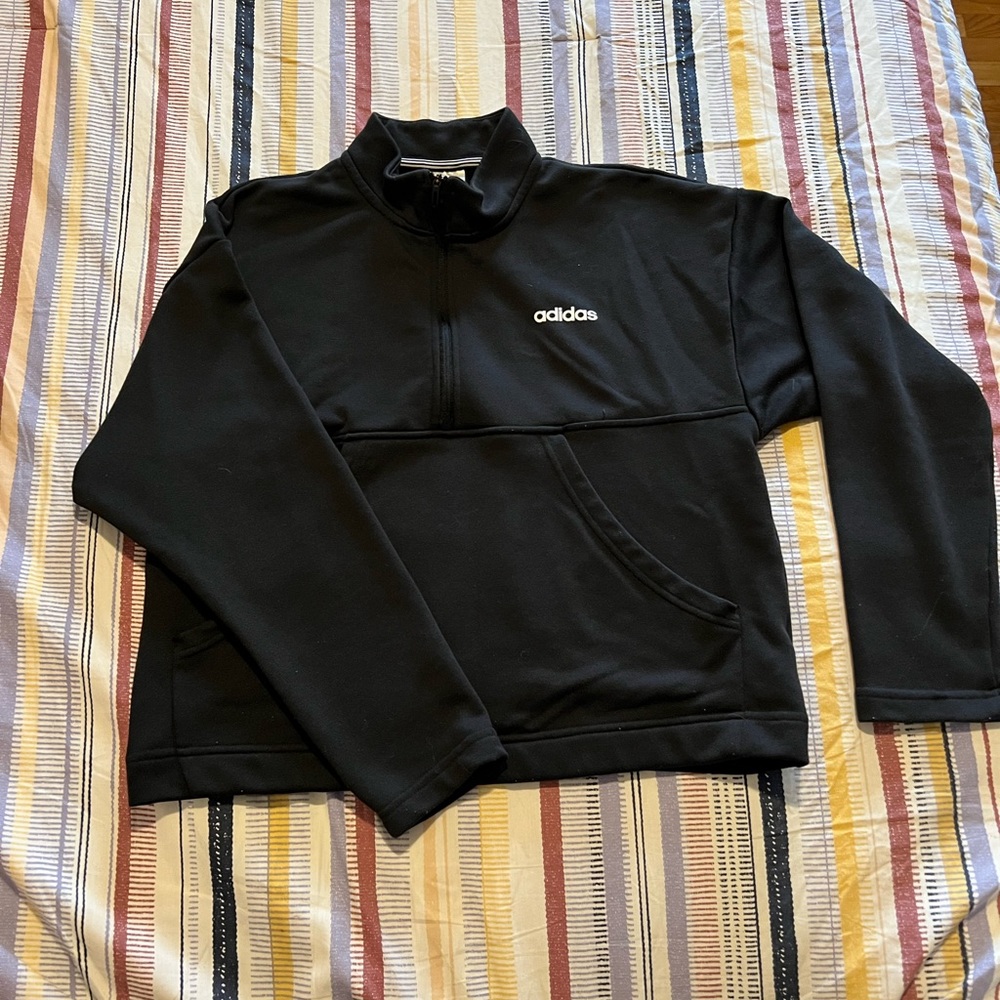 Cropped Adidas quarter zip